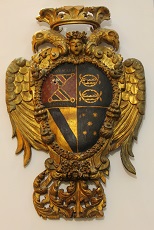 Escudo de los Condes de Orgaz - Iglesia de San Julian de Santa Olalla